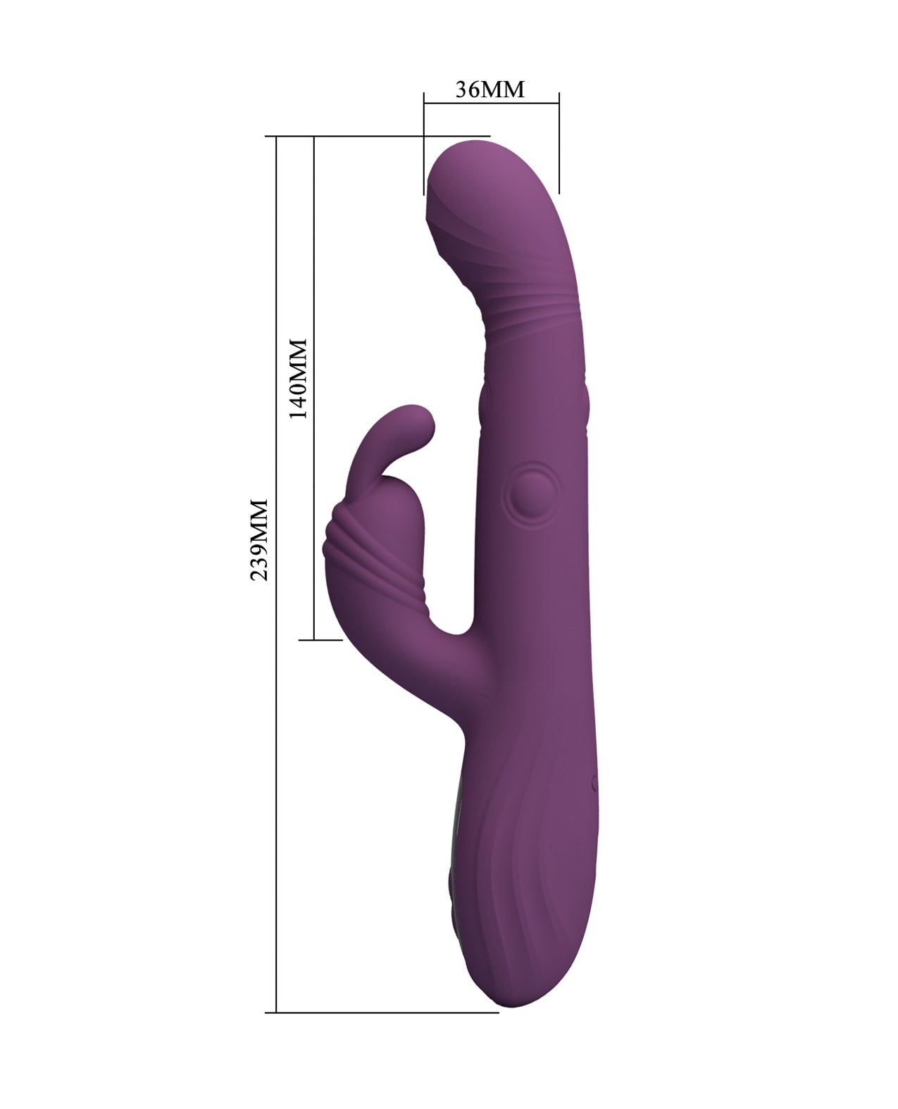 Pretty Love Dee Thumping Rabbit - Purple by Pretty Love