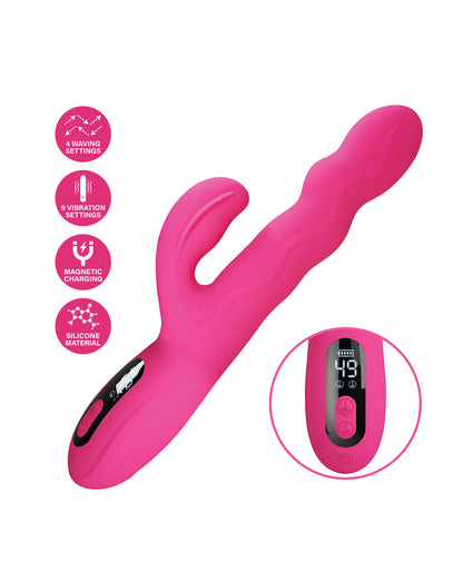 Pretty Love Winters Squiggle Vibrator - Pink by Pretty Love