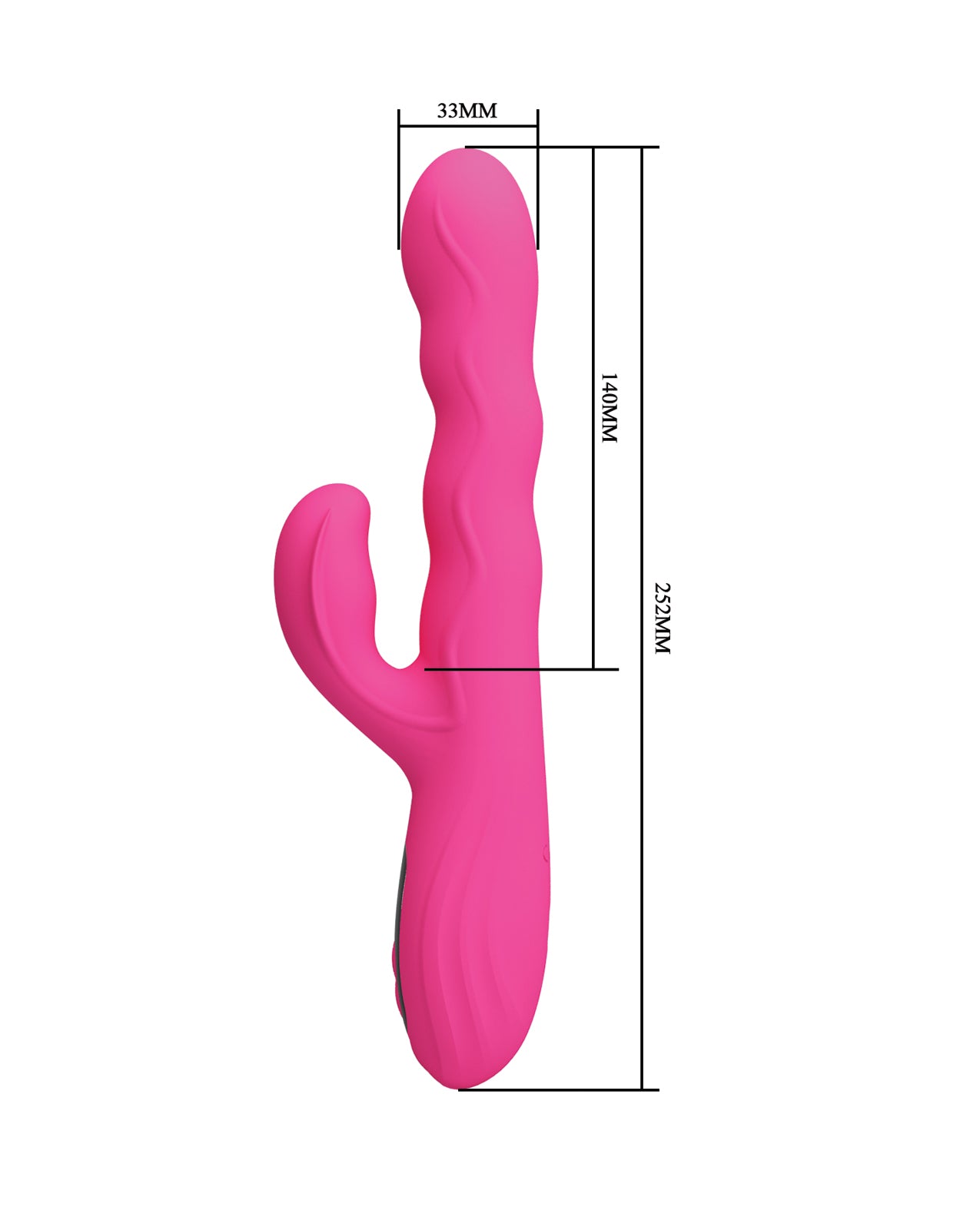 Pretty Love Winters Squiggle Vibrator - Pink by Pretty Love