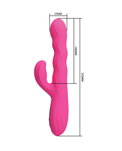 Pretty Love Winters Squiggle Vibrator - Pink by Pretty Love