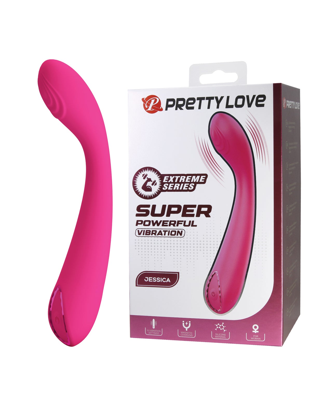 Pretty Love Extreme Series Powerful Vibration - Jessica by Pretty Love