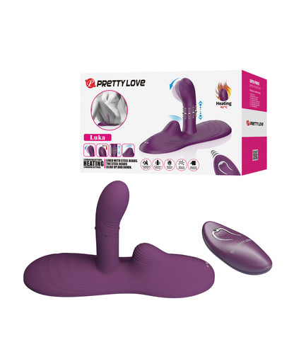 Pretty Love Remote Controlled Vibe Pad Luka - Purple by Pretty Love