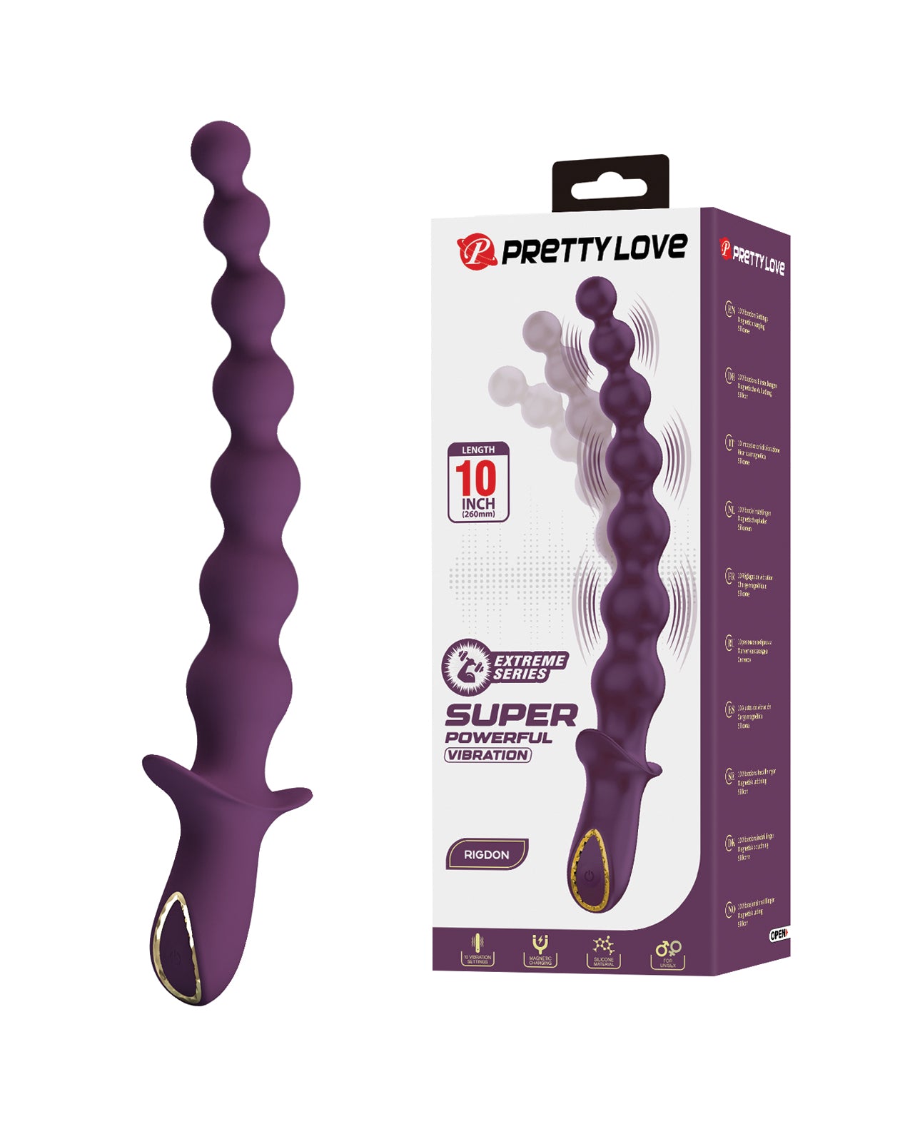 Pretty Love Extreme Series Powerful Vibration - Rigdon by Pretty Love