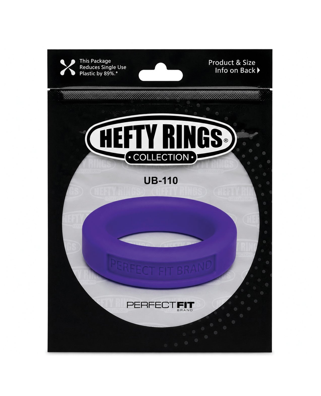 Perfect Fit Hefty Ring 1.4" Silicone - Purple by Perfect Fit