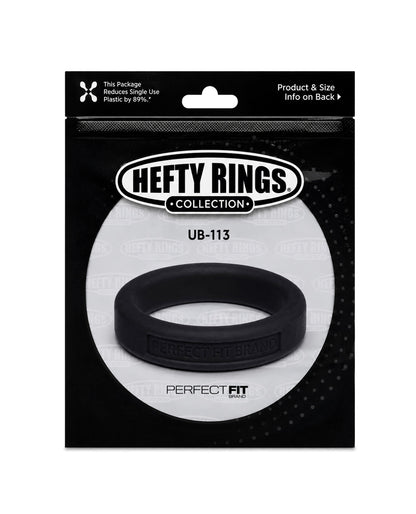 Perfect Fit Hefty Ring 1.4" Silicone - Black by Perfect Fit