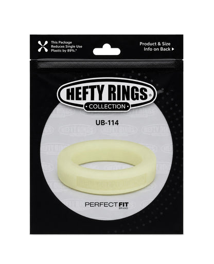 Perfect Fit Hefty Ring 1.4" Silicone - Glow In The Dark by Perfect Fit