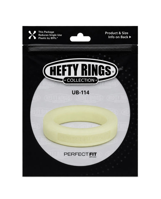 Perfect Fit Hefty Ring 1.4" Silicone - Glow In The Dark by Perfect Fit