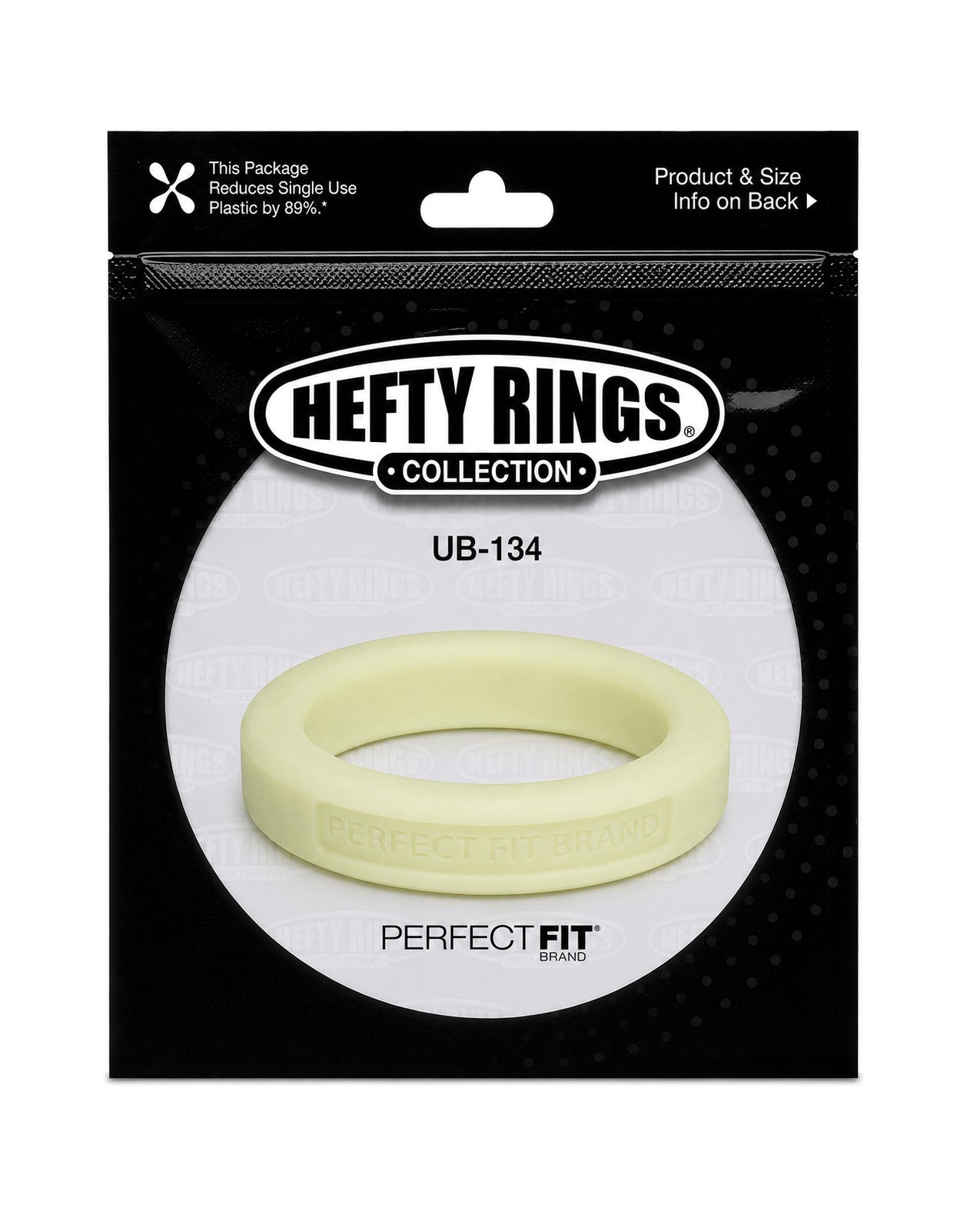 Perfect Fit Hefty Ring 1.75" Silicone - Glow In The Dark by Perfect Fit