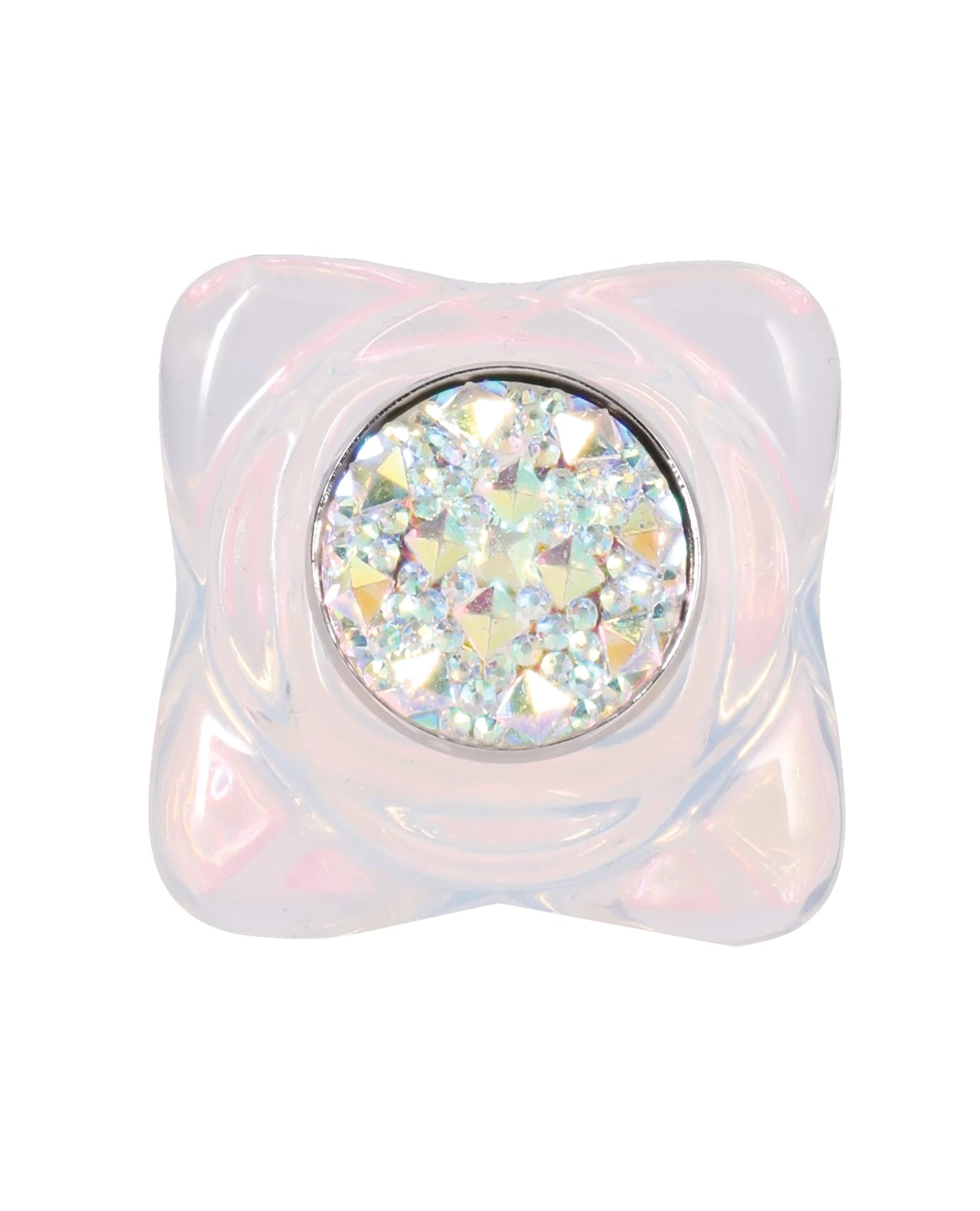 Booty Bling Jeweled Wearable Translucent Silicone Plug - Small by Booty Bling