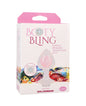 Booty Bling Jeweled Wearable Translucent Silicone Plug - Large by Booty Bling