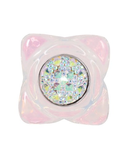 Booty Bling Jeweled Wearable Translucent Silicone Plug - Large by Booty Bling