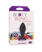Booty Bling Jeweled Wearable 3" Vibrating Silicone Plug - Black/Purple by Booty Bling