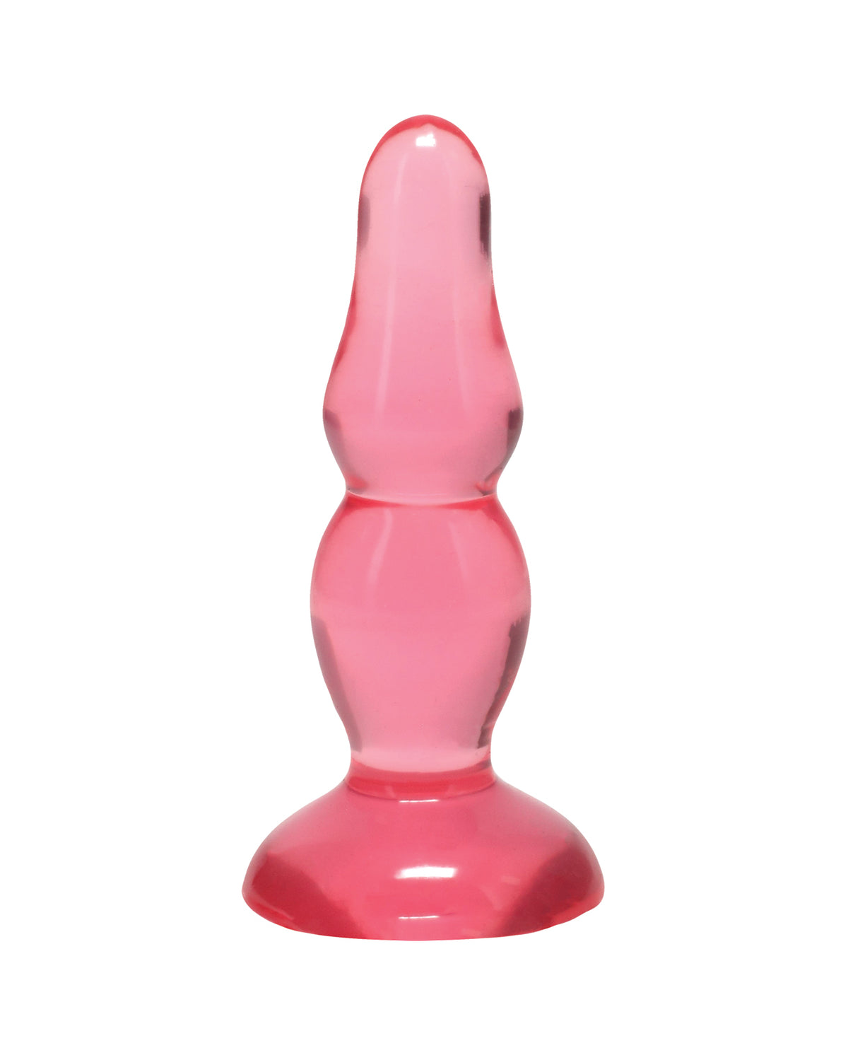 Crystal Jellies Novice 4" Pop Plug - Pink by Crystal Jellies