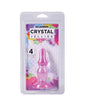 Crystal Jellies Novice 4" Pop Plug - Purple by Crystal Jellies