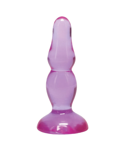 Crystal Jellies Novice 4" Pop Plug - Purple by Crystal Jellies