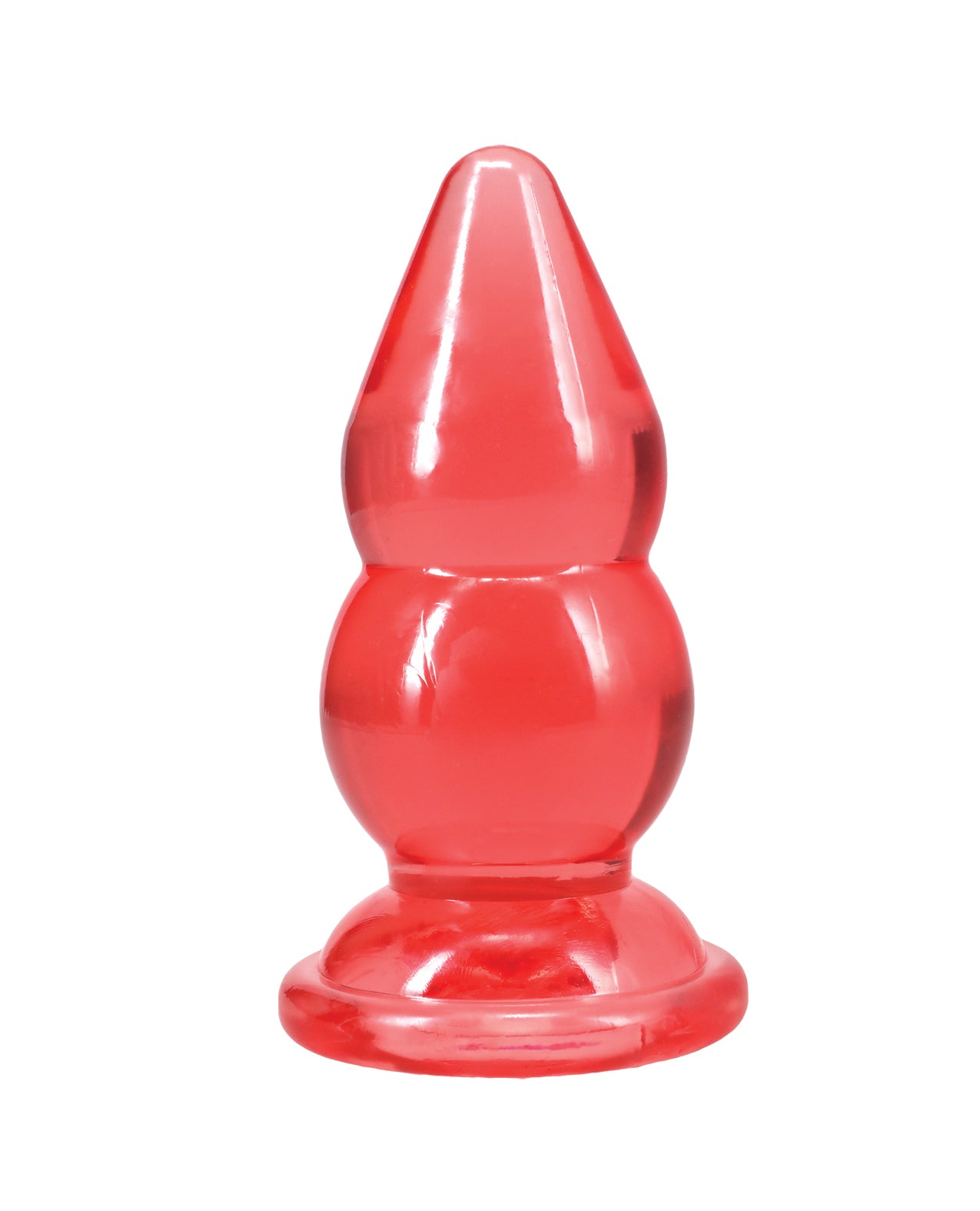 Crystal Jellies 6" Double Pop Plug - Pink by Crystal Jellies