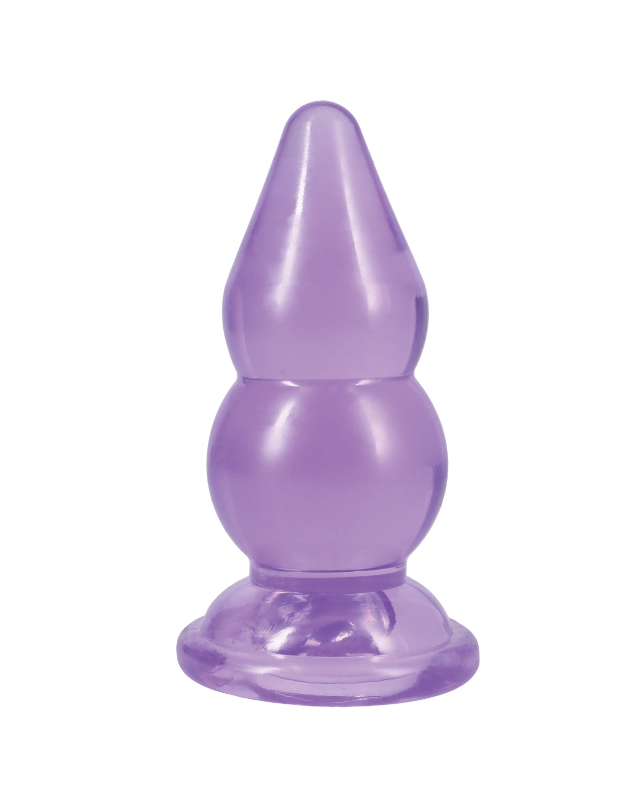 Crystal Jellies 6" Double Pop Plug - Purple by Crystal Jellies