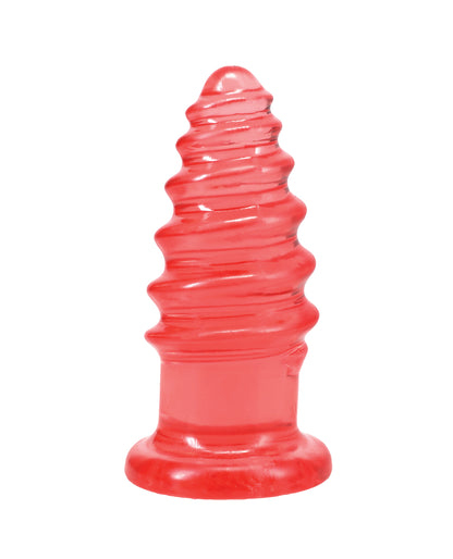 Crystal Jellies 6" Anal Twist - Pink by Crystal Jellies
