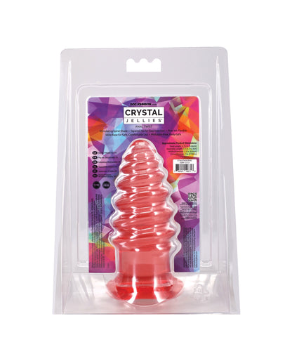Crystal Jellies 6" Anal Twist - Pink by Crystal Jellies