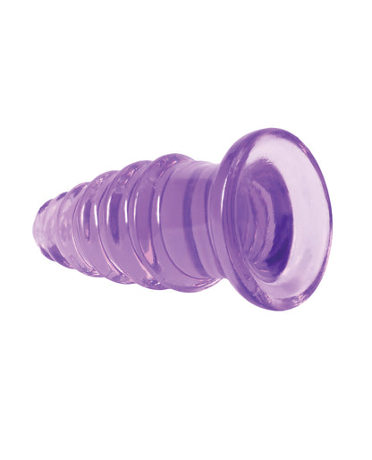 Crystal Jellies 6" Anal Twist - Purple by Crystal Jellies
