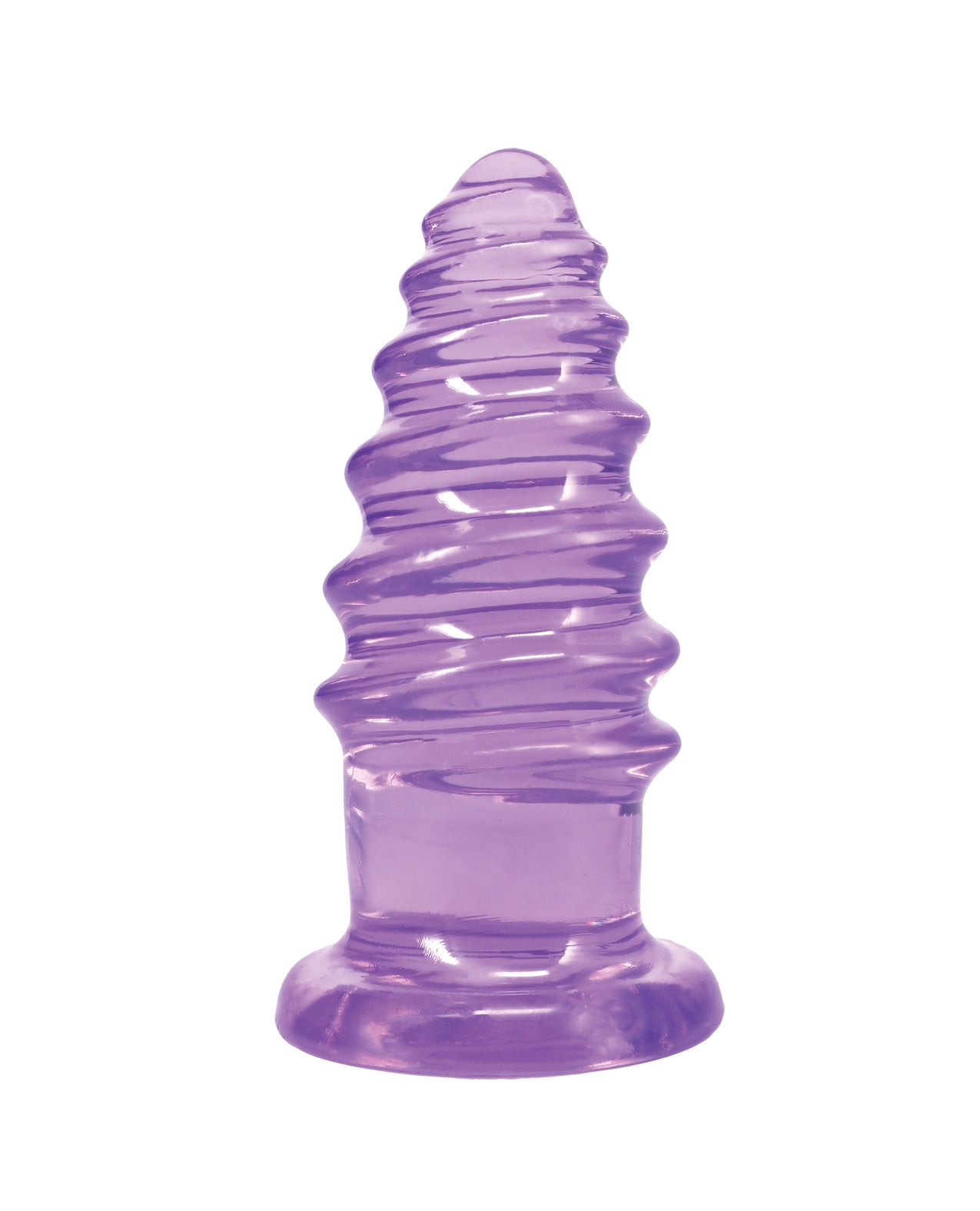 Crystal Jellies 7" Anal Twist - Purple by Crystal Jellies