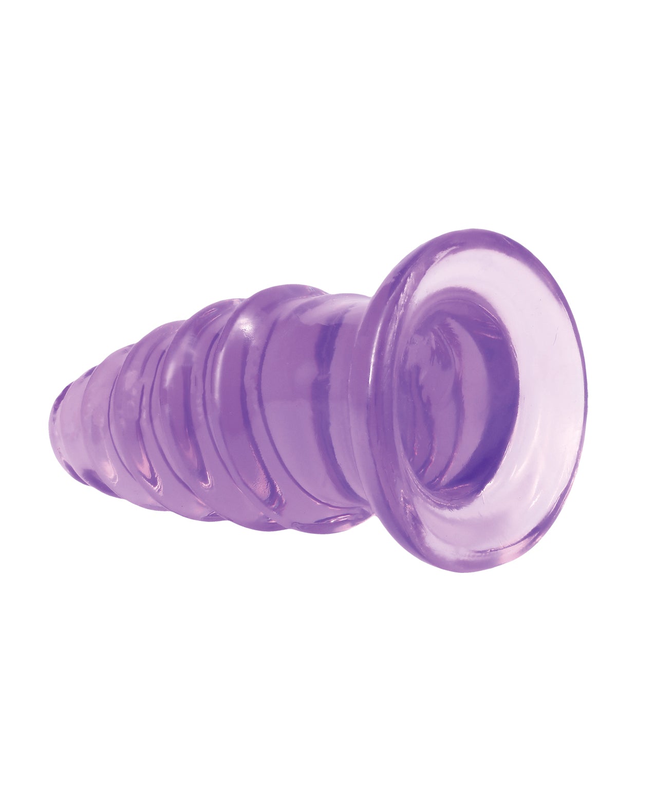 Crystal Jellies 7" Anal Twist - Purple by Crystal Jellies