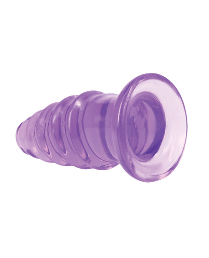 Crystal Jellies 7" Anal Twist - Purple by Crystal Jellies