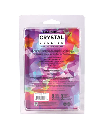 Crystal Jellies Performance Ring Set - Pink by Crystal Jellies