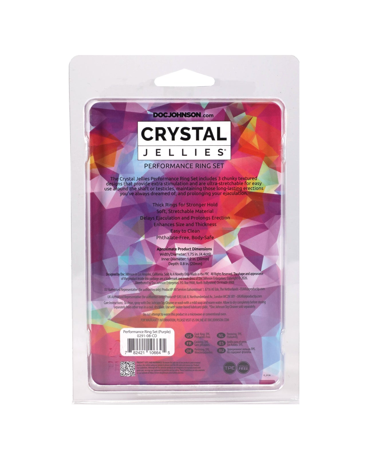 Crystal Jellies Performance Ring Set - Purple by Crystal Jellies