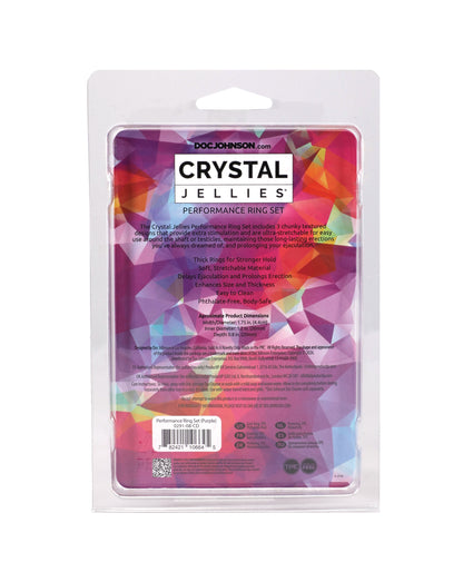 Crystal Jellies Performance Ring Set - Purple by Crystal Jellies