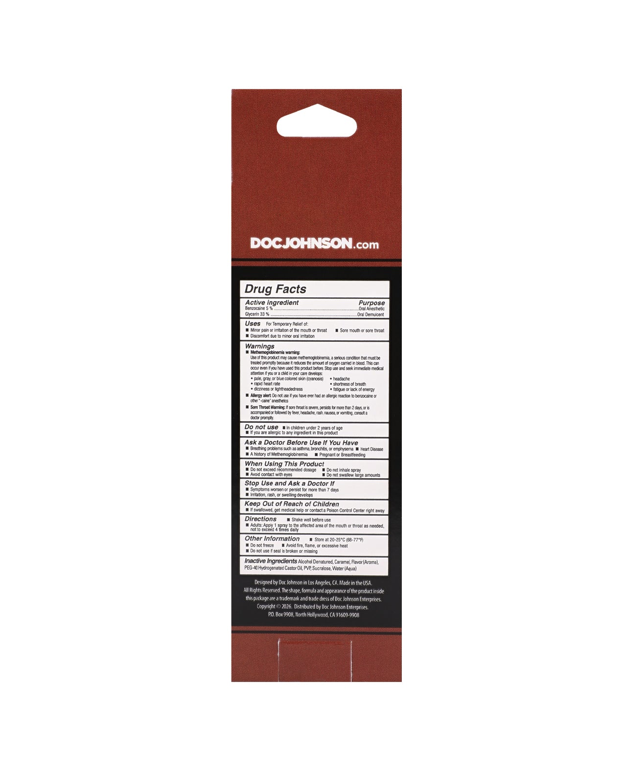 GoodHead Deep Throat Spray - 2 oz Double Chocolate by GoodHead