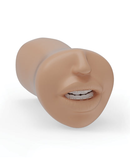 The Super Sucker College Crush ULTRASKYN Masturbator w/Braces by The Super Sucker
