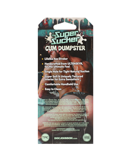 The Super Sucker Cum Dumpster Boy Butt ULTRASKYN Masturbator by The Super Sucker