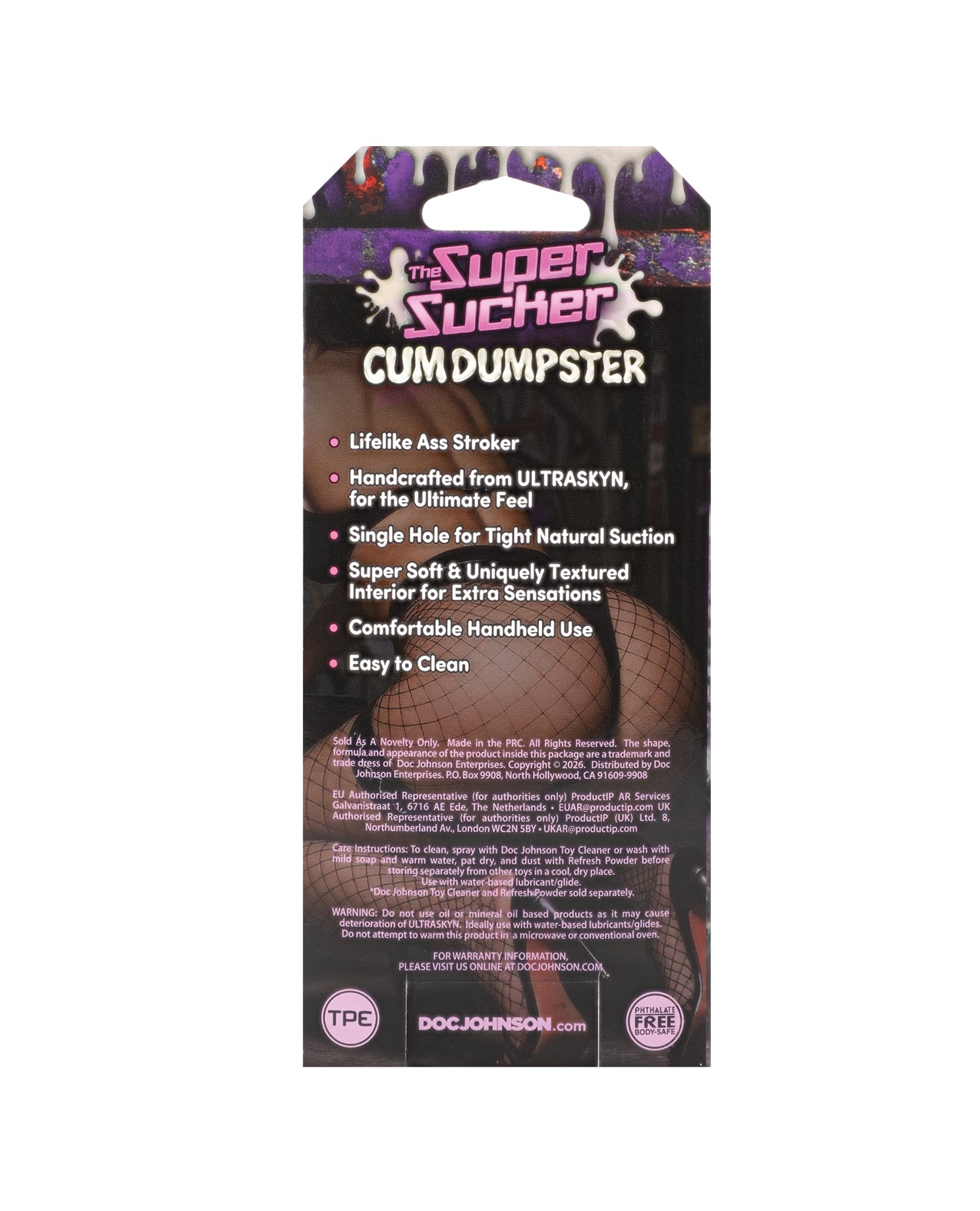 The Super Sucker Cum Dumpster Female Ass ULTRASKYN Masturbator by The Super Sucker