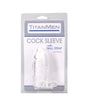 TitanMen 4.5" Cock Sleeve w/Ball Strap - Clear by Titanmen