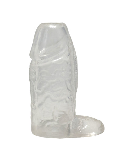 TitanMen 4.5" Cock Sleeve w/Ball Strap - Clear by Titanmen