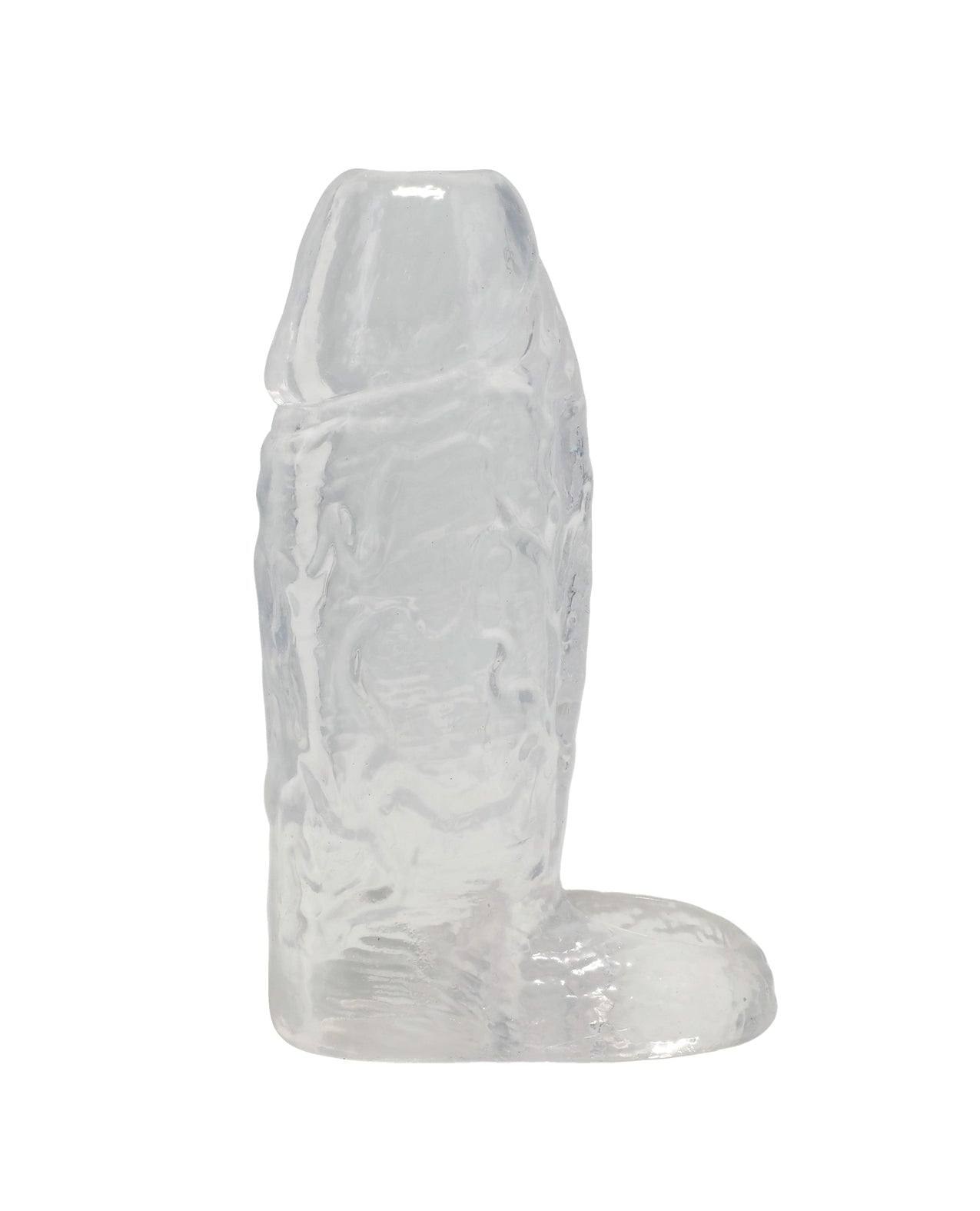 TitanMen 5" Cock Sleeve w/Ball Strap - Clear by Titanmen