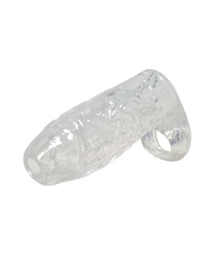 TitanMen 5" Cock Sleeve w/Ball Strap - Clear by Titanmen