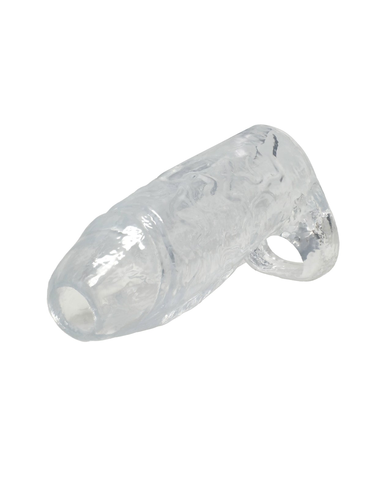 TitanMen 6" Cock Sleeve w/Ball Strap - Clear by Titanmen