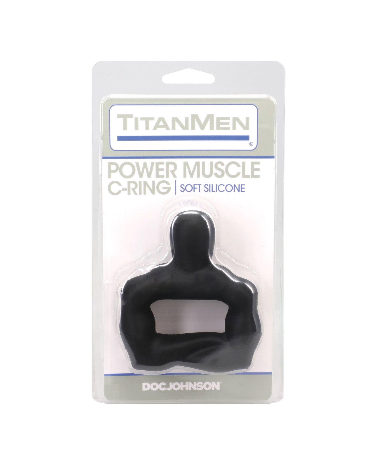 TitanMen 42 mm Power Muscle Cock Ring - Black by Titanmen