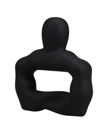 TitanMen 42 mm Power Muscle Cock Ring - Black by Titanmen