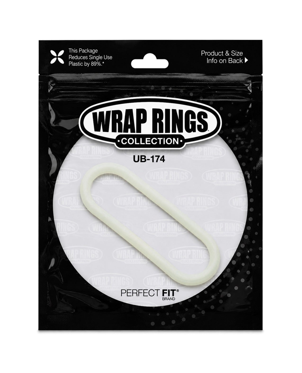Perfect Fit Hefty Wrap Ring 12" Silicone - Glow In The Dark by Perfect Fit