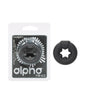 Alpha Liquid Silicone Beaded Optimum Ring - Black by Alpha Liquid Silicone