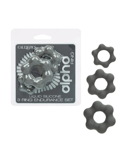 Alpha Liquid Silicone 3 Ring Endurance Set by Alpha Liquid Silicone