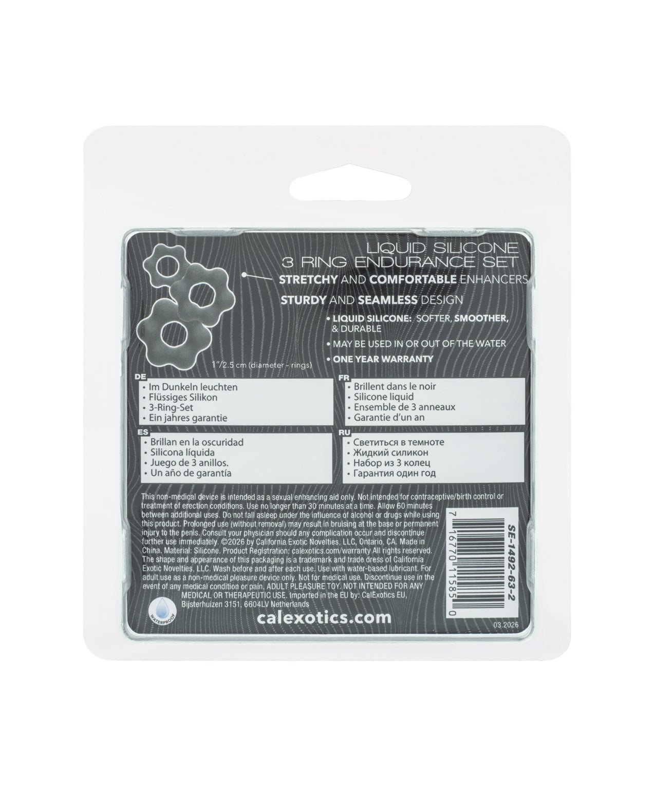 Alpha Liquid Silicone 3 Ring Endurance Set by Alpha Liquid Silicone