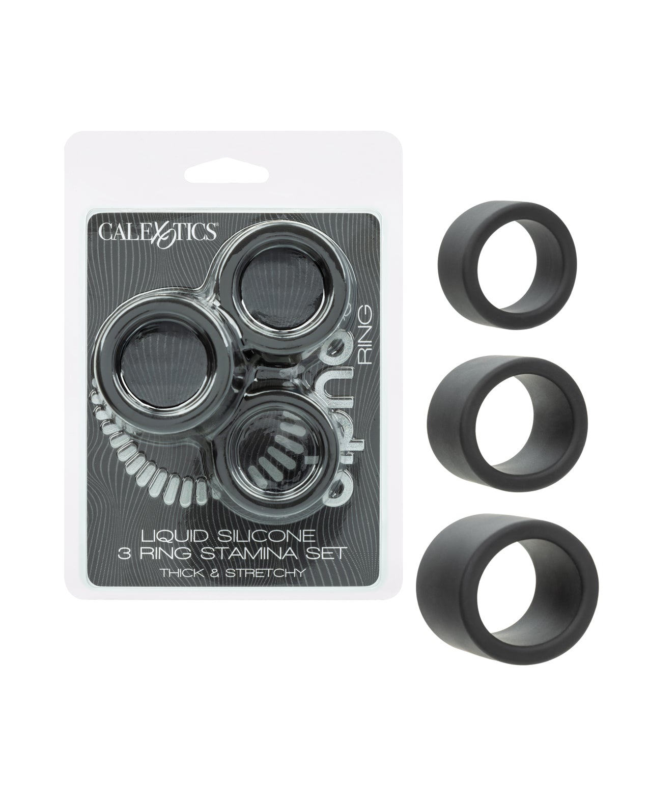 Alpha Liquid Silicone 3 Ring Stamina Set by Alpha Liquid Silicone