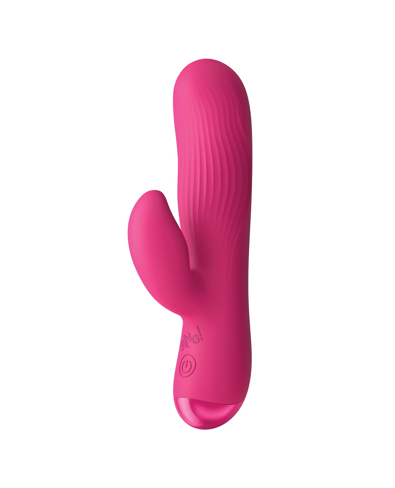 Bang! BG Ribbed Silicone Rabbit - Pink by Bang!