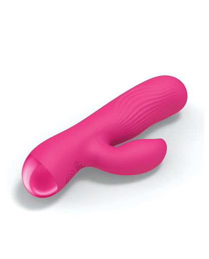 Bang! BG Ribbed Silicone Rabbit - Pink by Bang!