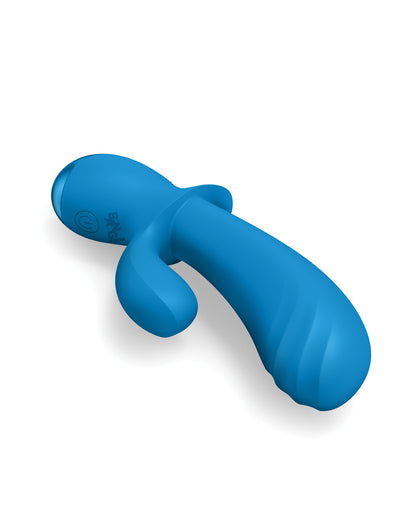 Bang! BG Thick Silicone Rabbit - Blue by Bang!