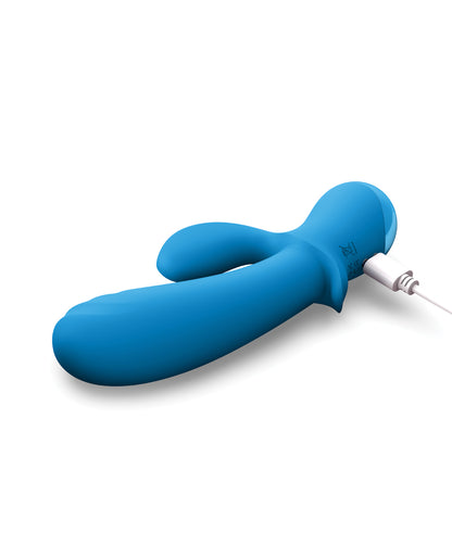 Bang! BG Thick Silicone Rabbit - Blue by Bang!